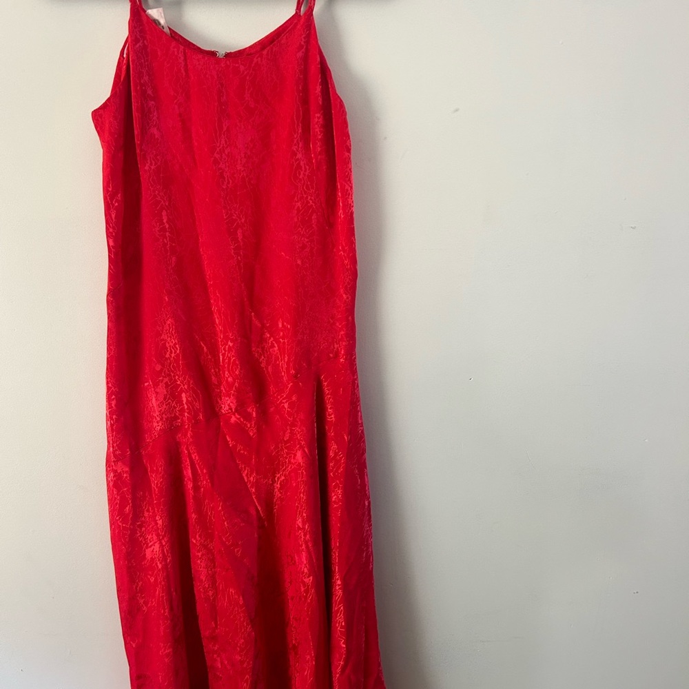 Red Satin Slip Dress - Women Intimates & Sleepwear